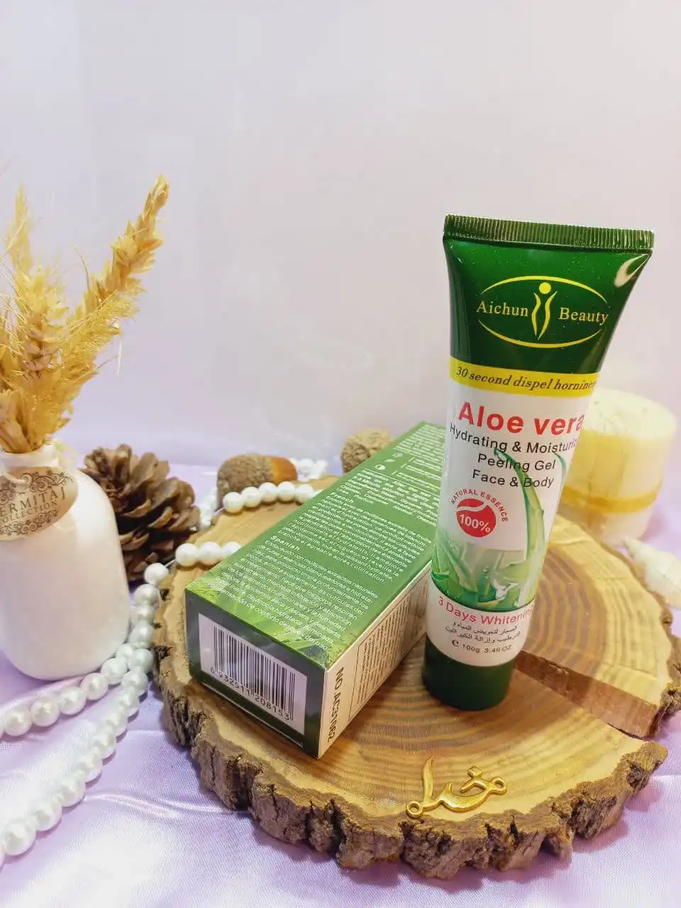 ژل پرطرفدار لایه بردار آلوئه ورا Aloe vera برند آیچون بیوتی Aichun Beauty کد AC31062