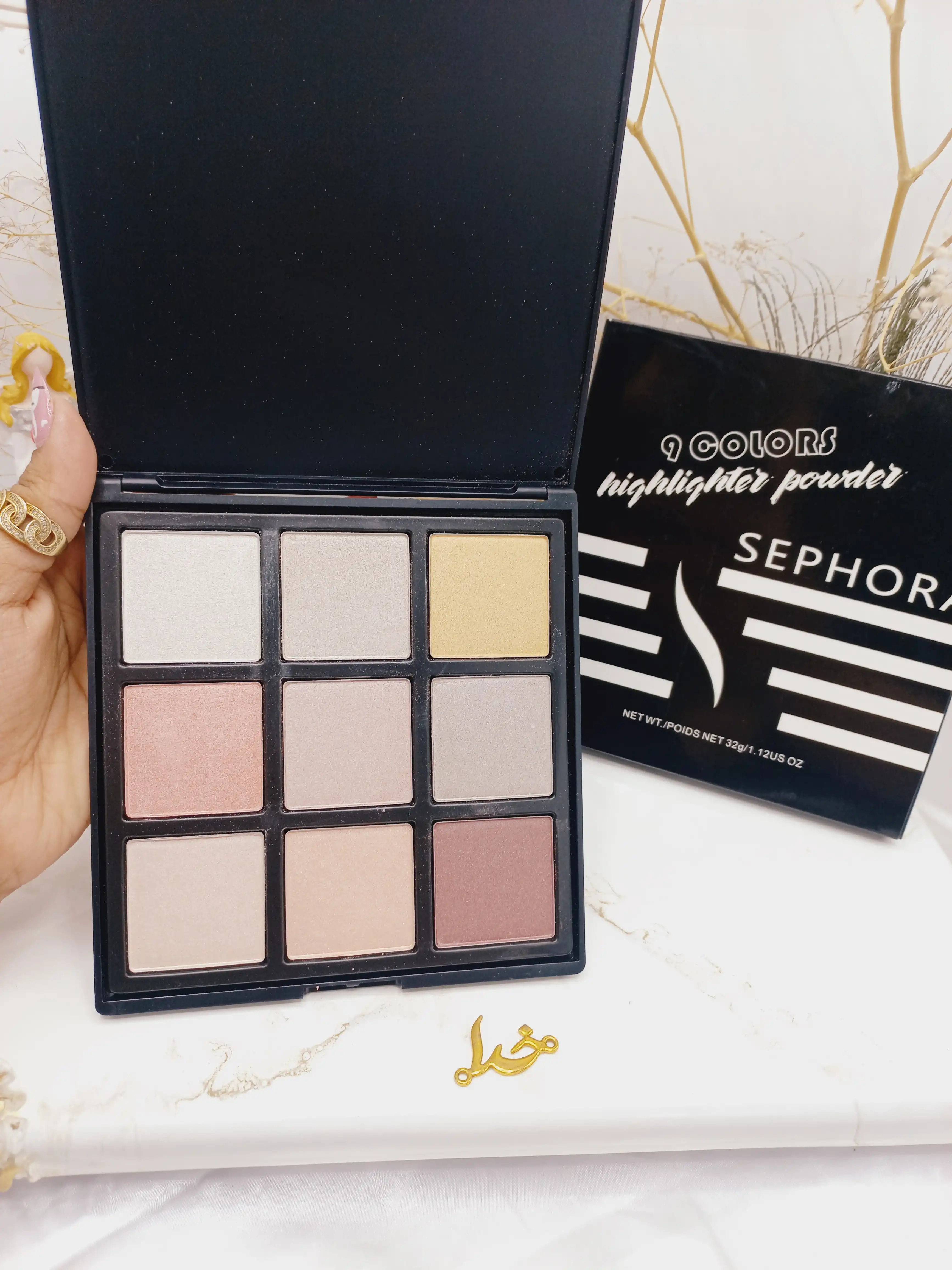 هایلایتر پرطرفدار 9 تایی سفورا SEPHORA کد 9091
