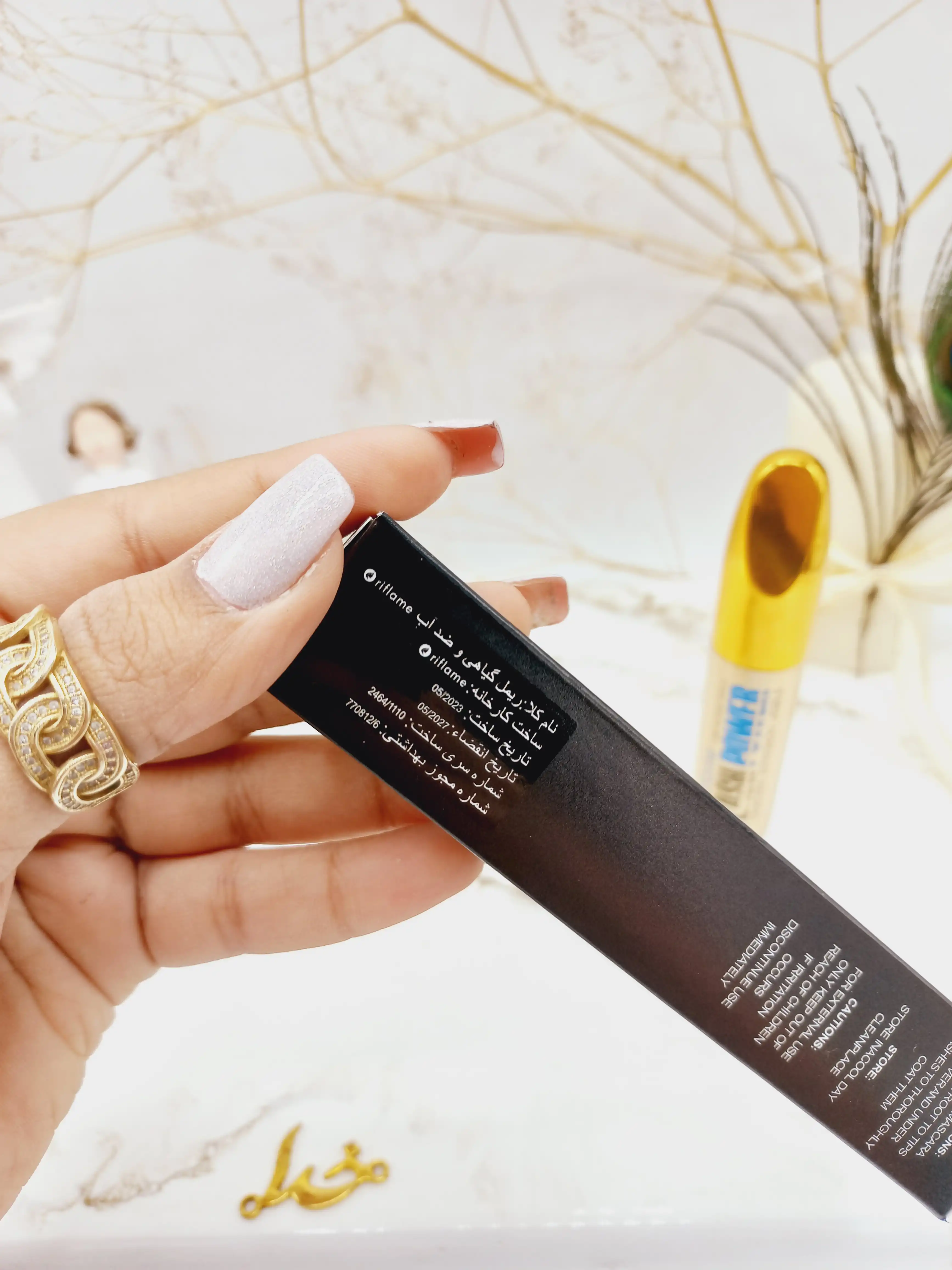 ریمل حجم دهنده و بلند کننده مژه گیاهی اوریفلیم مدل لش پاور (ضدآب) ORIFLAME کد مستر کپی4627