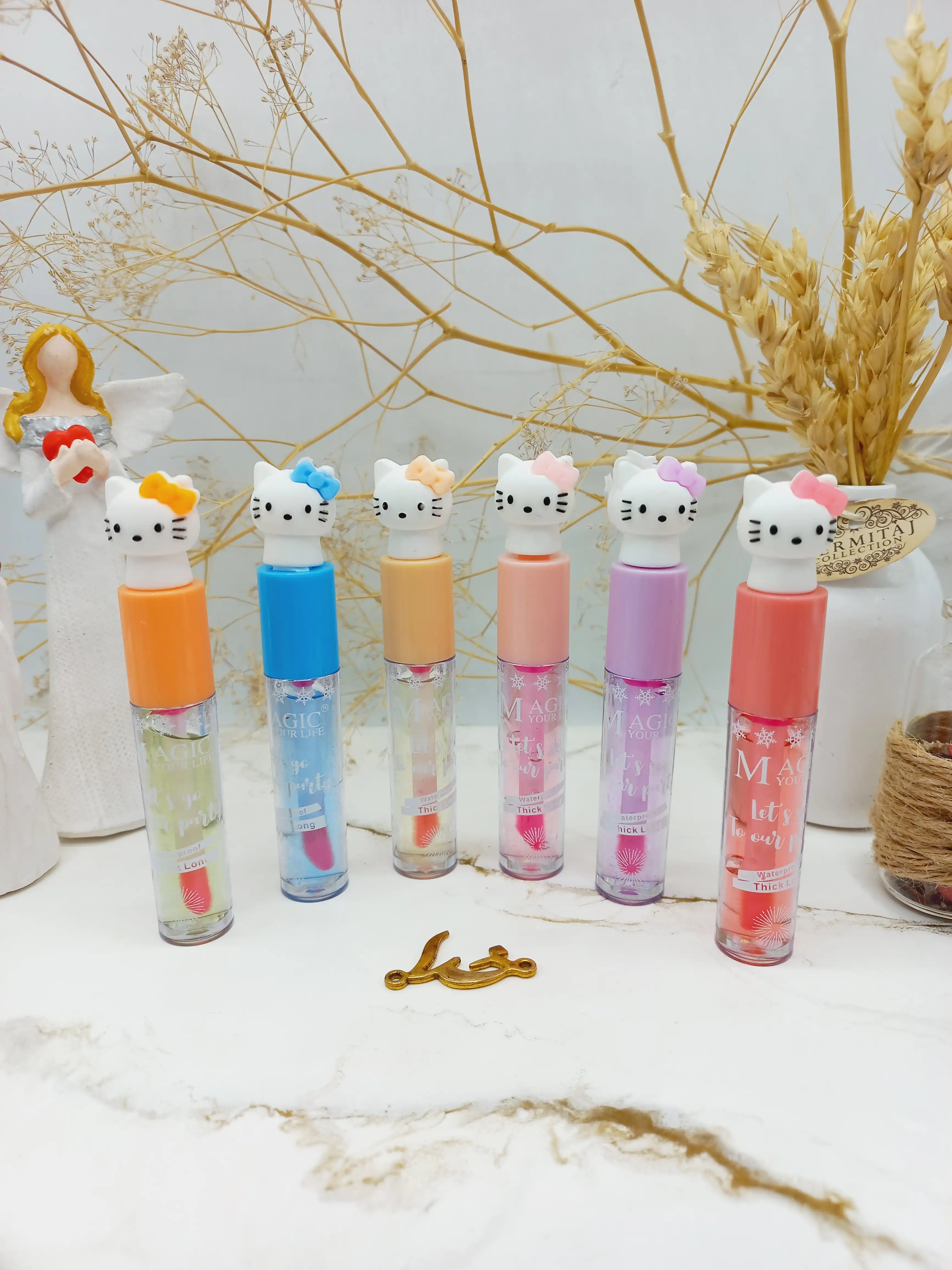برق لب طرح گربه مجیک LC618
