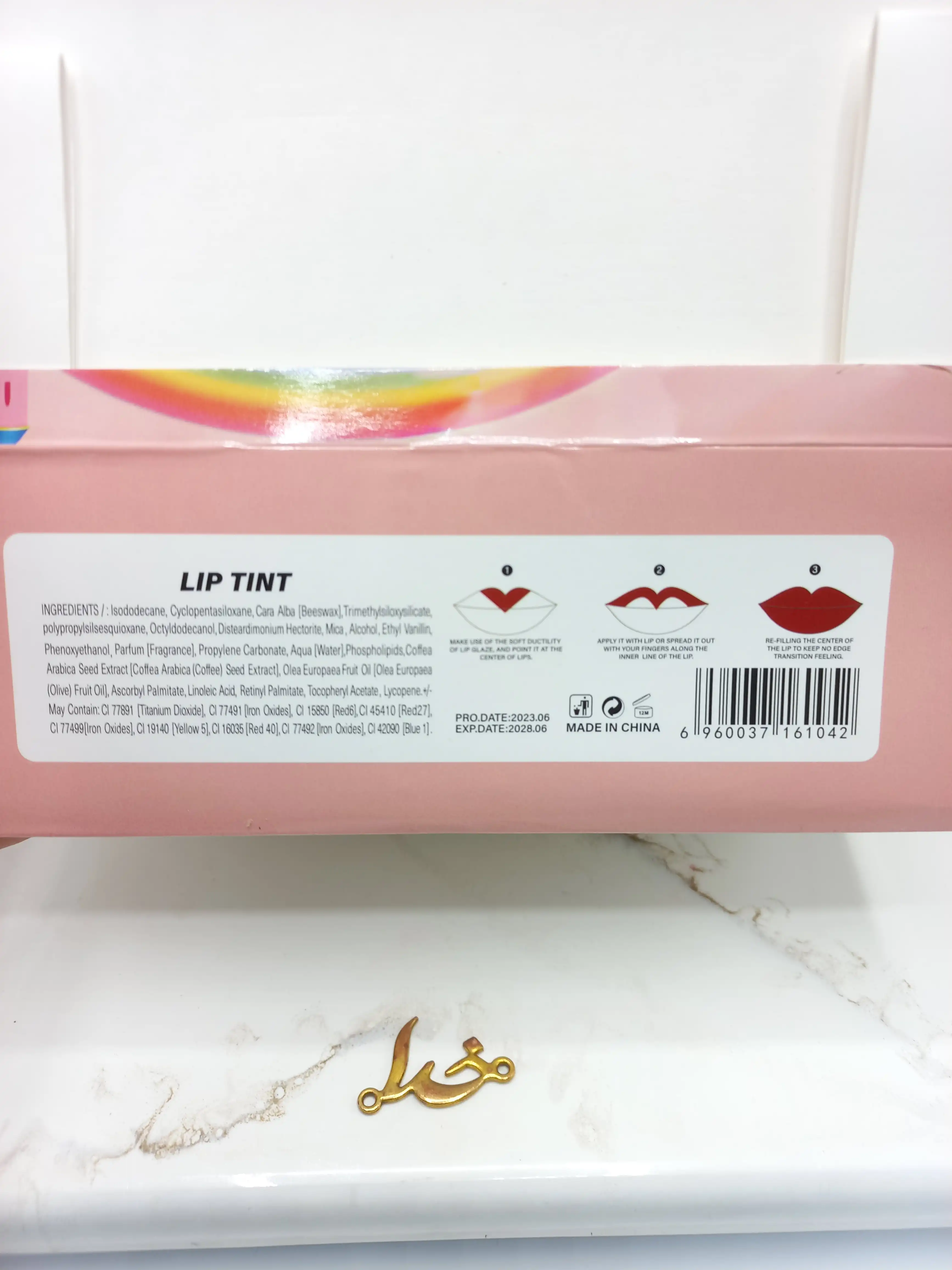 پک 6 تایی تینت لب گلدن رز GOLDEN ROSE کد 1042