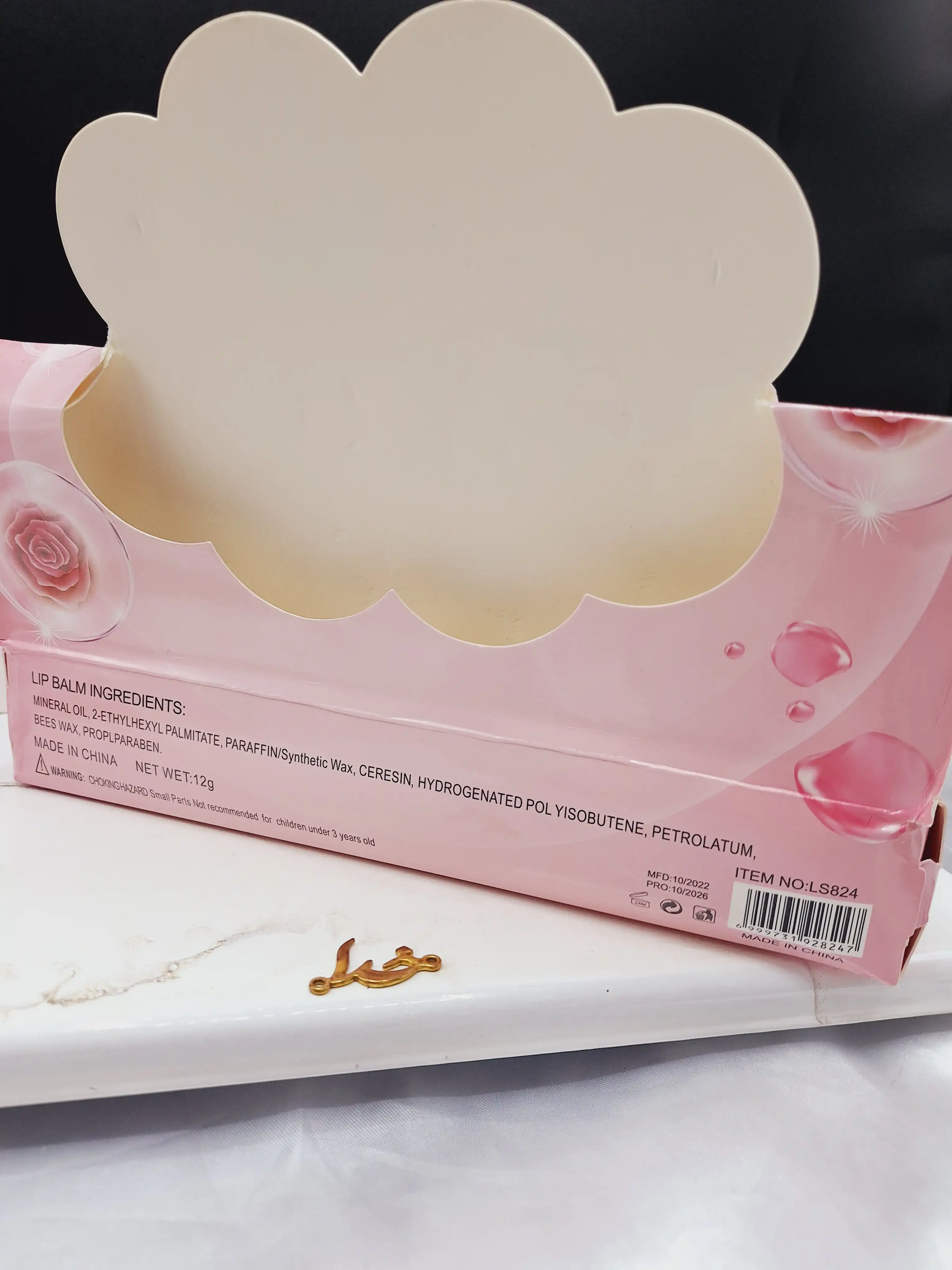 بالم لب طرح گل رز برند مجیک MAGICکد LS824