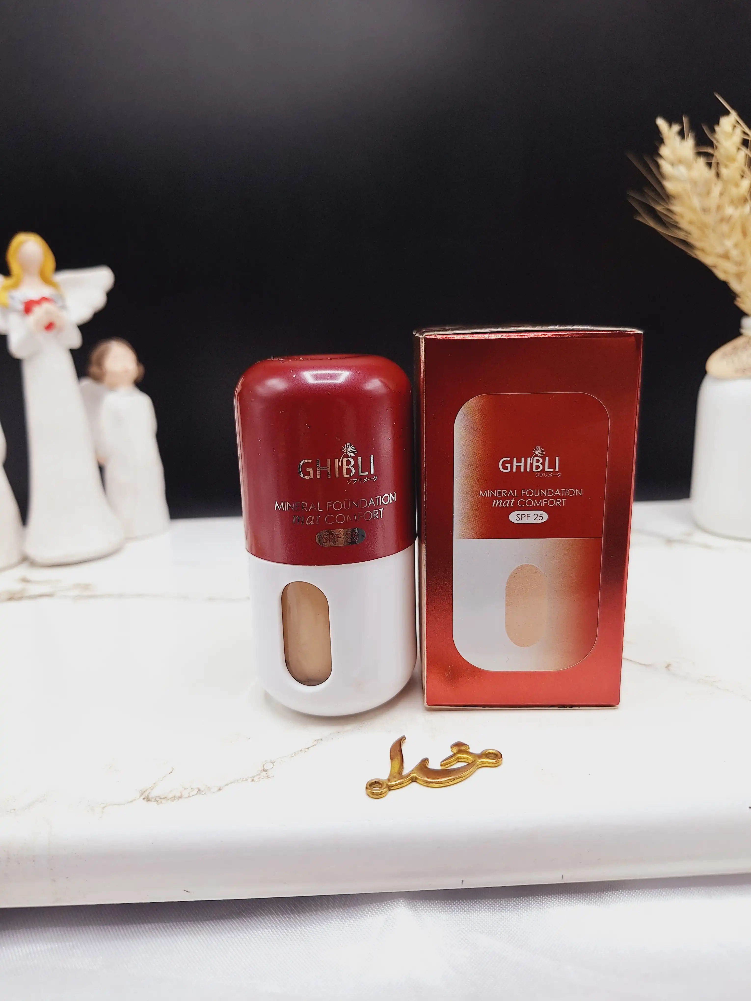 کرم پودر مات با SPF 25 GHIBLI کیفیت عالی کد 0303