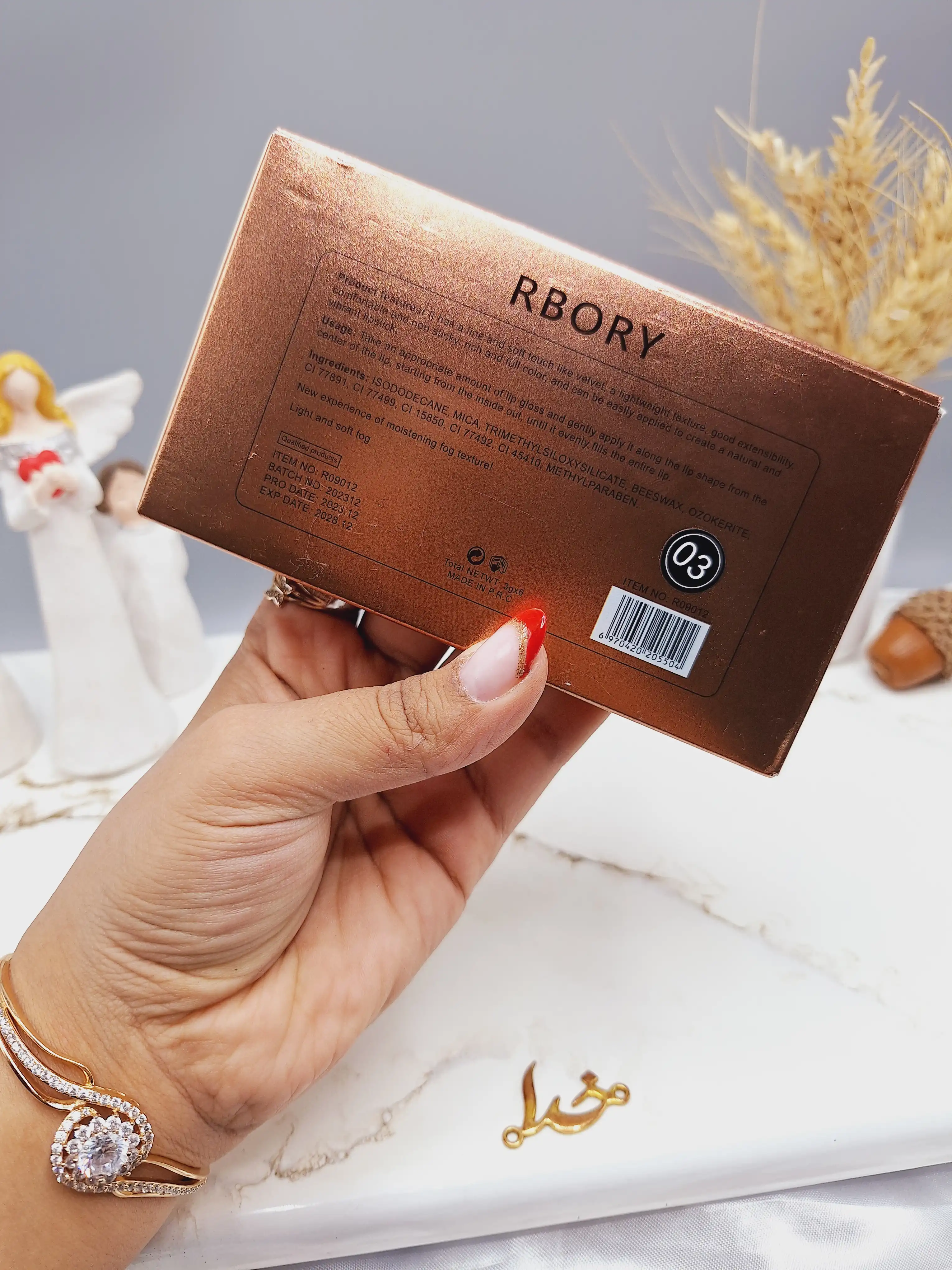 پک رژ مایع 6 عددی لاکچری پک 3 برند معروف RBORY کد R09012 (اصلی)