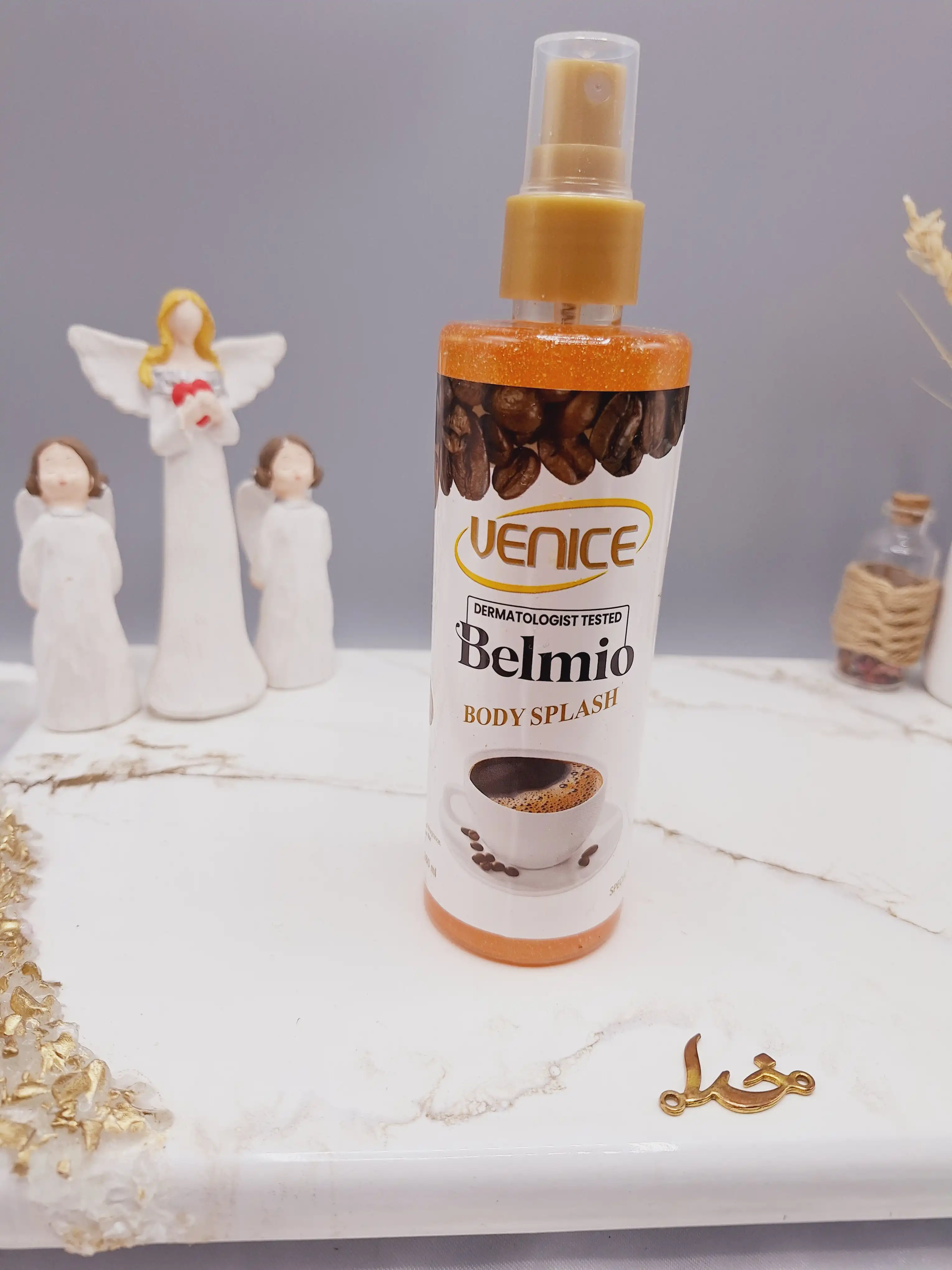 بادی اسپلش فانتزی شاین دار ونیس رایحه قهوه بلمیو حجم 260 میل