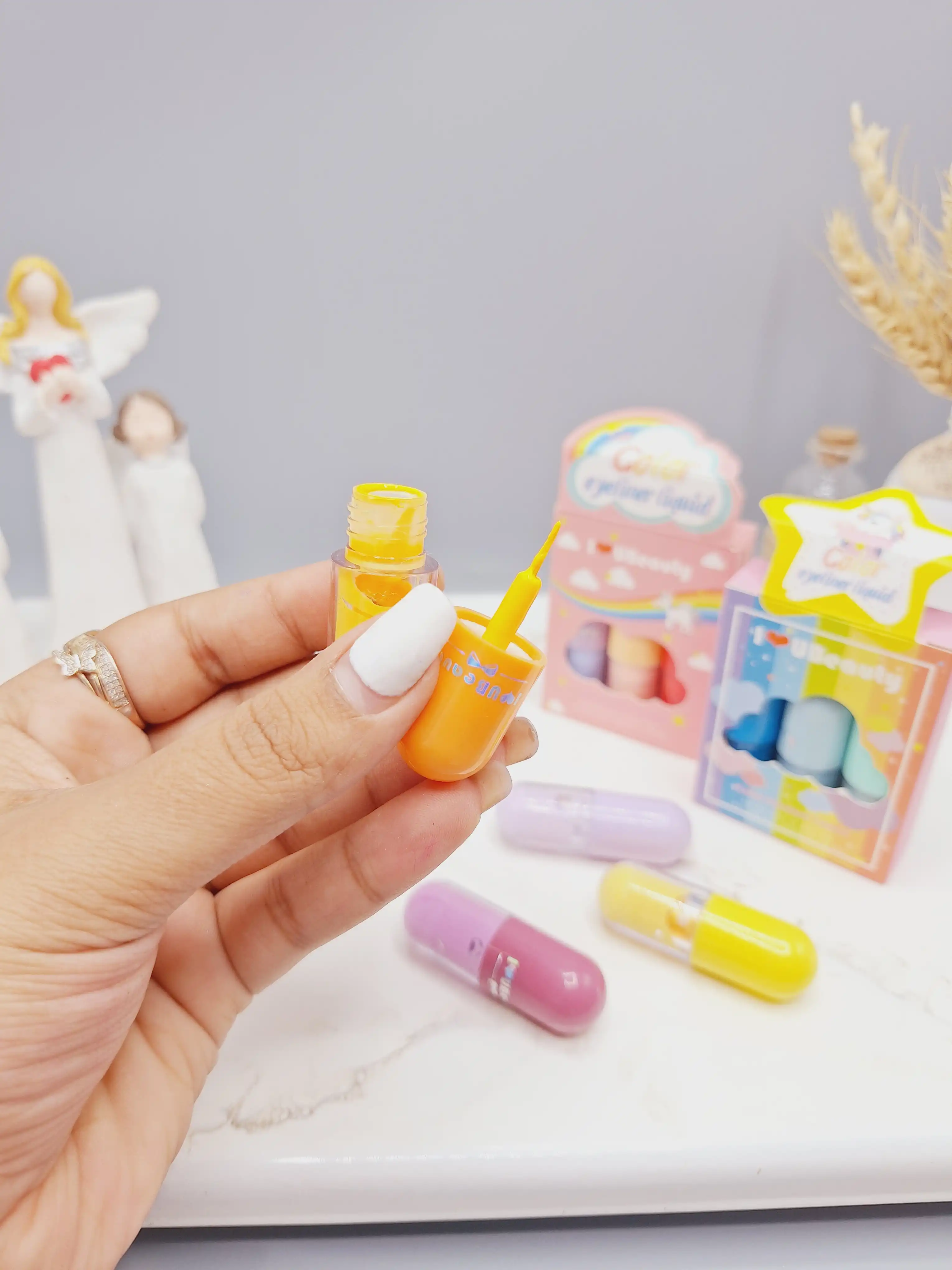 پک 4 عددی خط چشم رنگی مویی برند UBeauty کد 3899