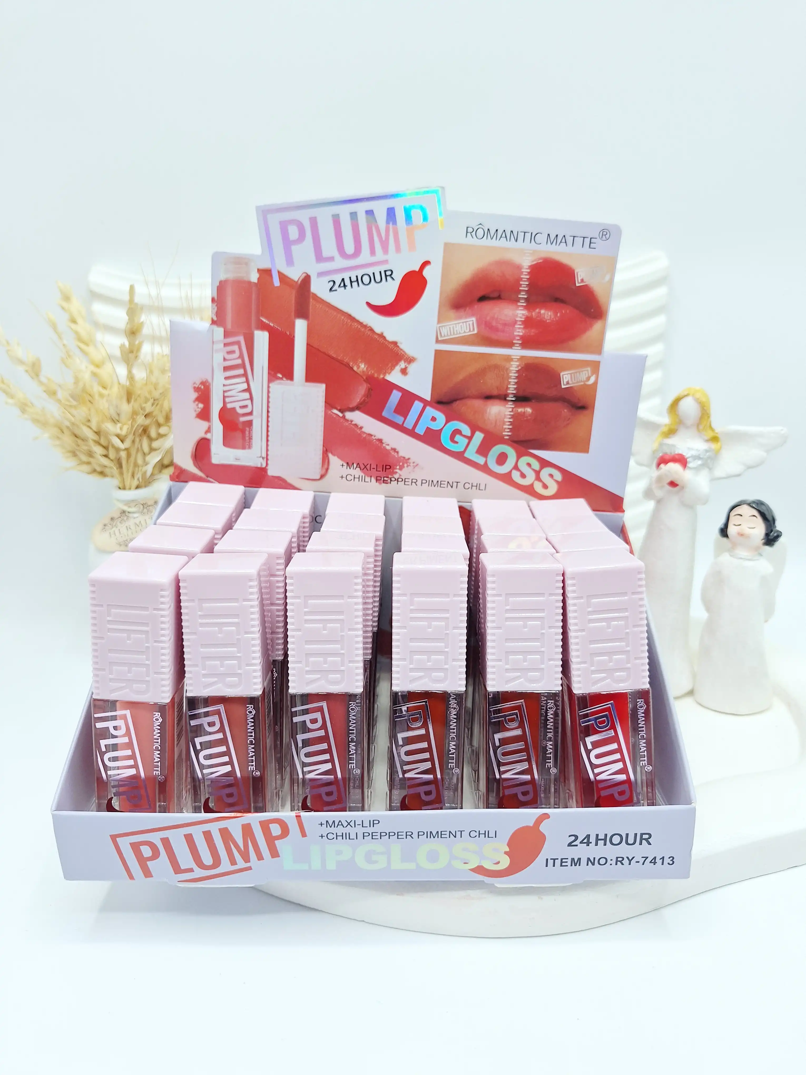 رژ مایع خوش رنگ PLUMP کد 7413