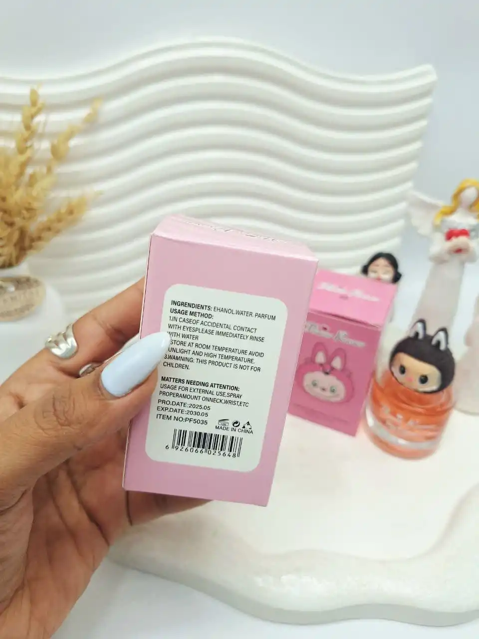 ادکلن 35 میل بچه گانه فانتزی طرح لبوبو کد5648