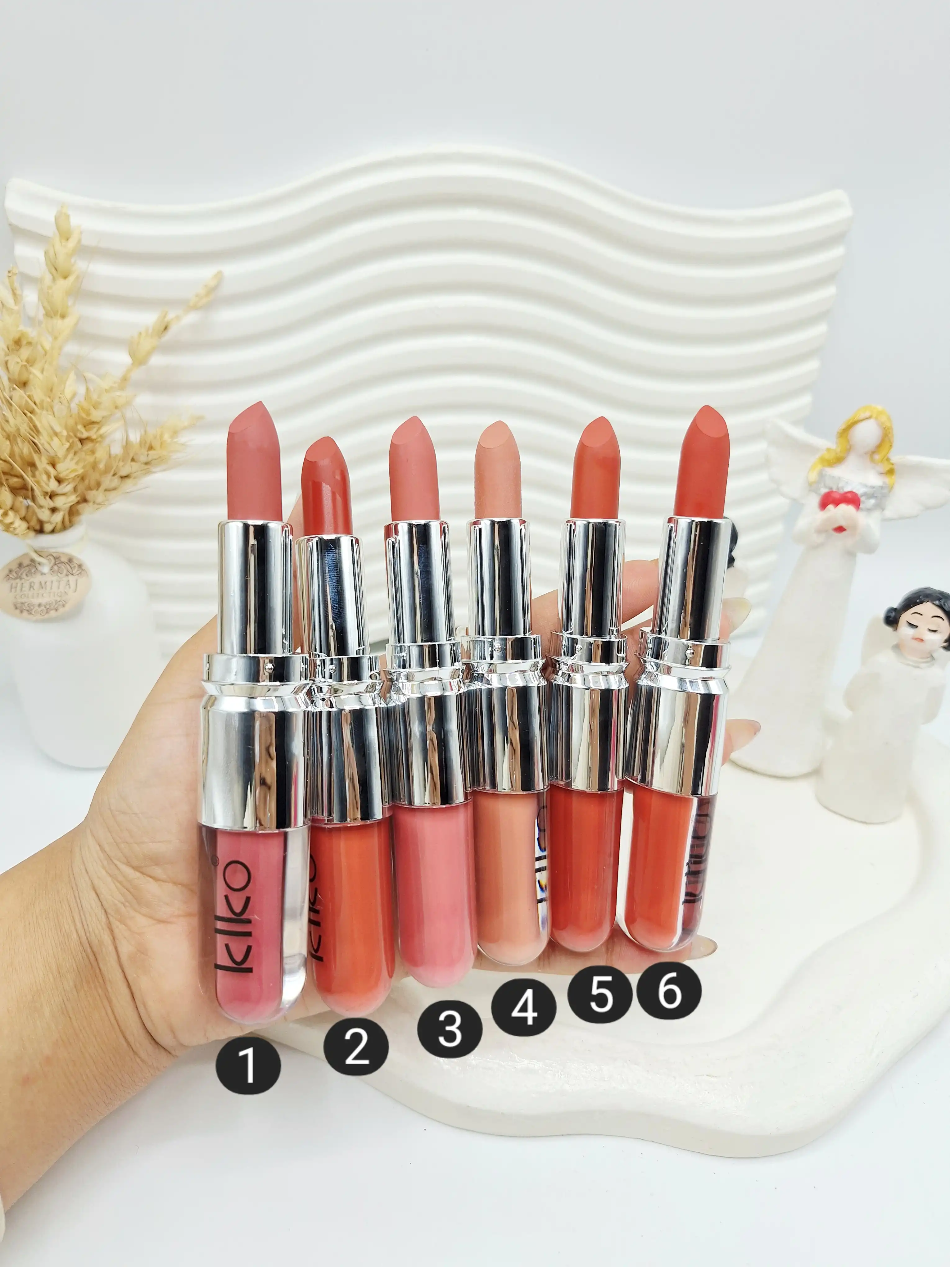 رژ لب جامد و مایع دو سر مات و ماندگار کیکو کد ۵۱۱۲