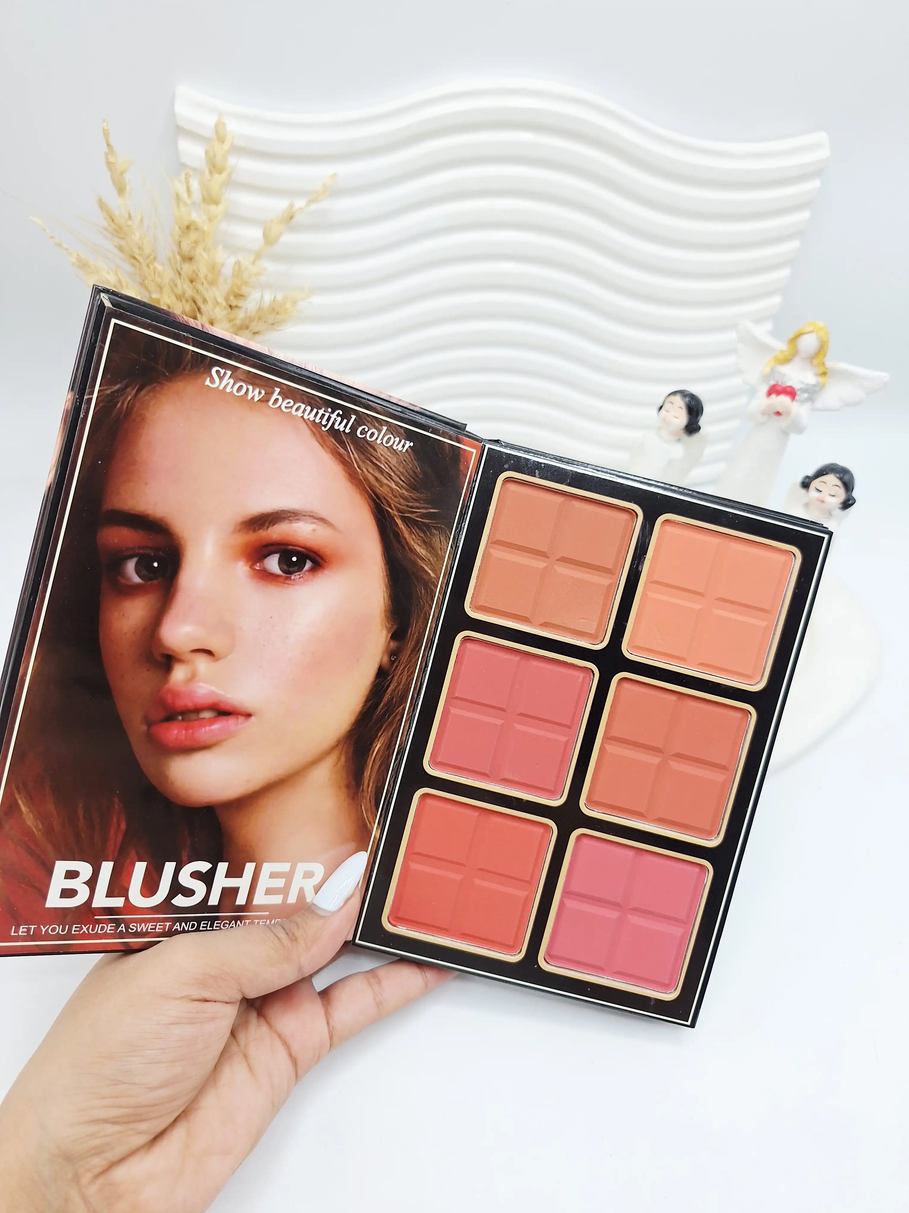 پالت گریم کتابی چند کاره چشم لب و صورت مناسب میکاپ آرتیست‌ها کد ۰۲۲۷