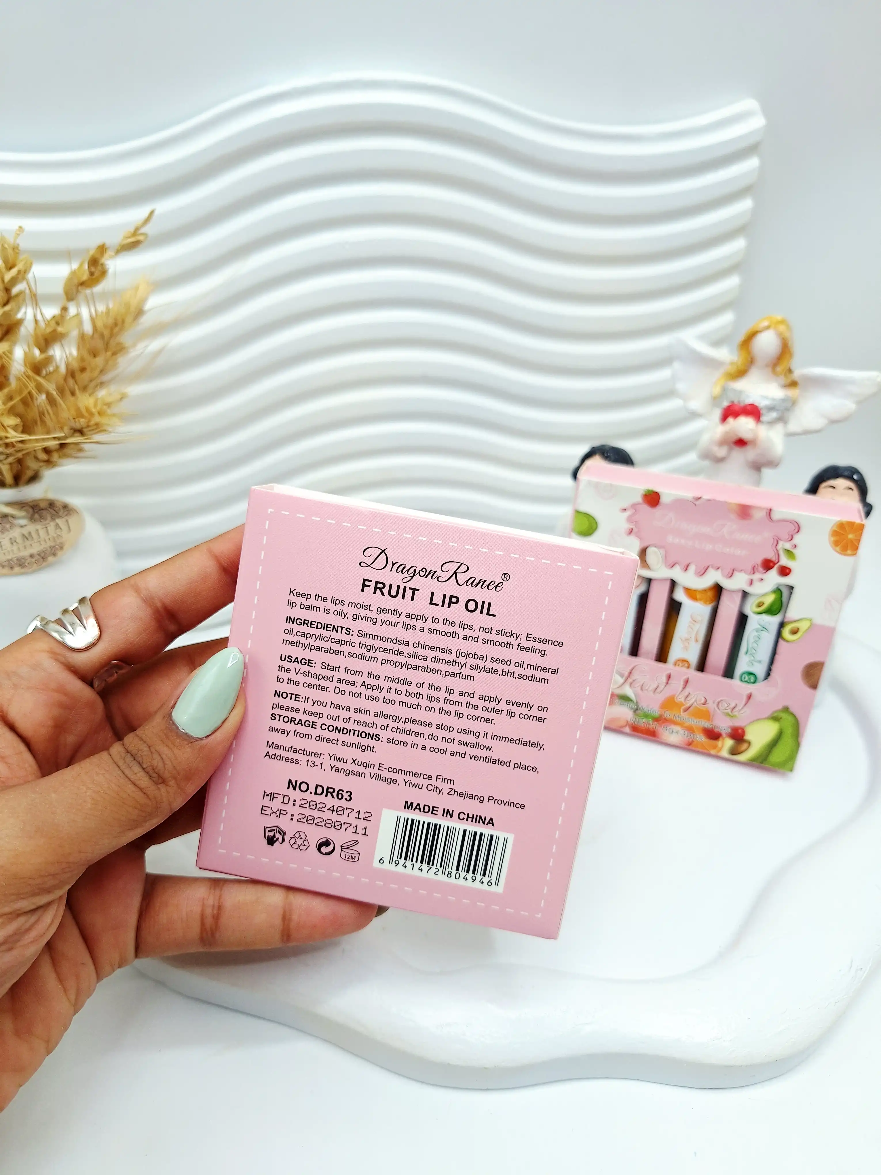 پک لیپ گلاس ۳تایی میوه ای برند دراگون رانی کد